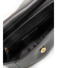 THE BRIDGE ERICA Leather shoulder bag Black Gold - Women’s Bags - 5