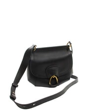 THE BRIDGE ERICA Leather shoulder bag Black Gold - Women’s Bags - 2