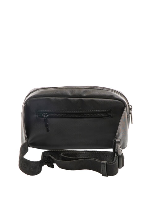 WALLSTREET Saffiano print bum bag with pocket BLACK - Hip pouches