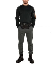 BLAUER FIRSTCLASS Leather bum bag BLACK - Hip pouches - 4