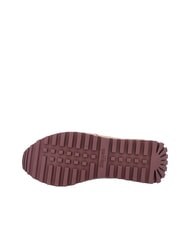 BLAUER MILLEN Mixed leather sneakers nude - Women&rsquo;s shoes - 5