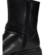 BLAUER CLARE Leather ankle boots BLACK - Women’s shoes - 3