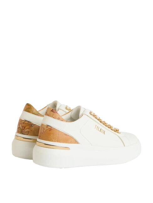 GEO Sneakers with gold chains white - Women’s shoes