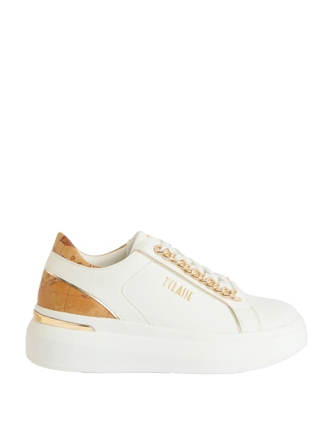 GEO Sneakers with gold chains white - Women’s shoes