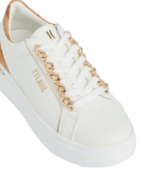 GEO Sneakers with gold chains white - Women’s shoes