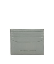 PORSCHE DESIGN BUSINESS  Flat leather card holder Grey - Men&rsquo;s Wallets - 2
