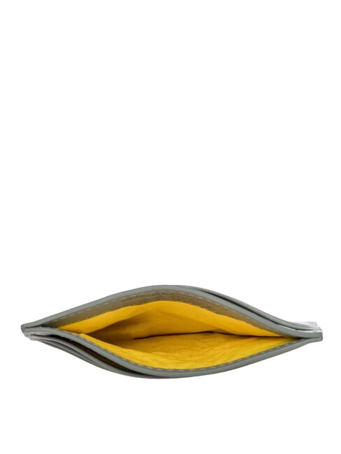 BUSINESS  Flat leather card holder Grey - Men&rsquo;s Wallets