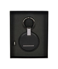 PORSCHE DESIGN CIRCLE Leather keychain Black - Key holders - 3