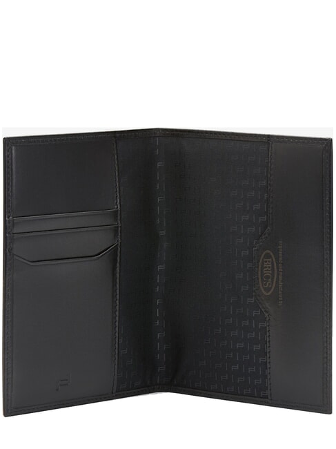 P|D Leather Passport Holder Black - Men’s Wallets