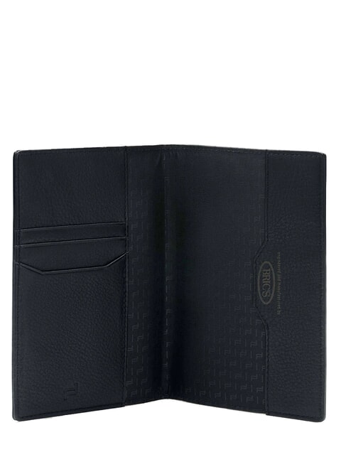 SLG Leather Passport Holder Black - Men’s Wallets