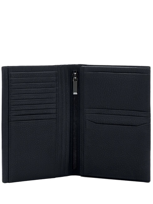 BUSINESS Vertical leather wallet Black - Men’s Wallets