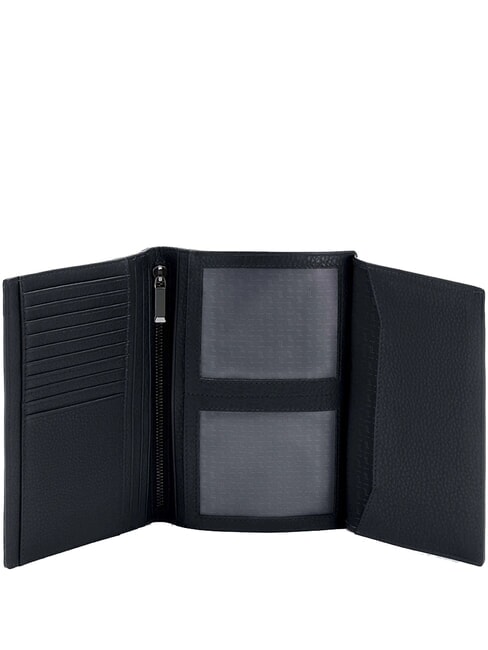 BUSINESS Vertical leather wallet Black - Men’s Wallets