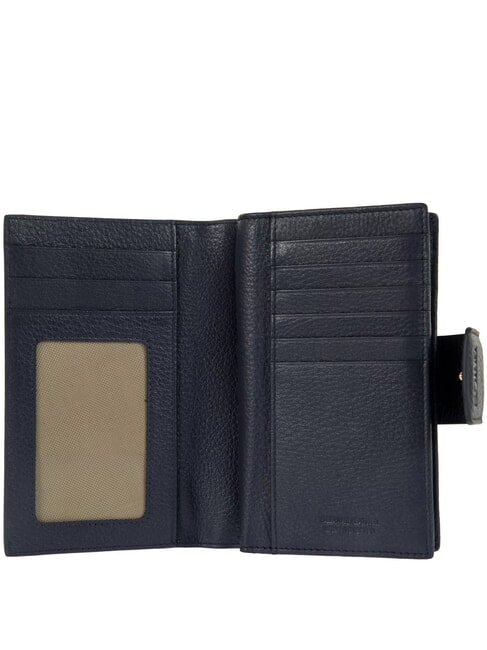 MARMOLADA Hammered leather wallet blue - Women’s Wallets