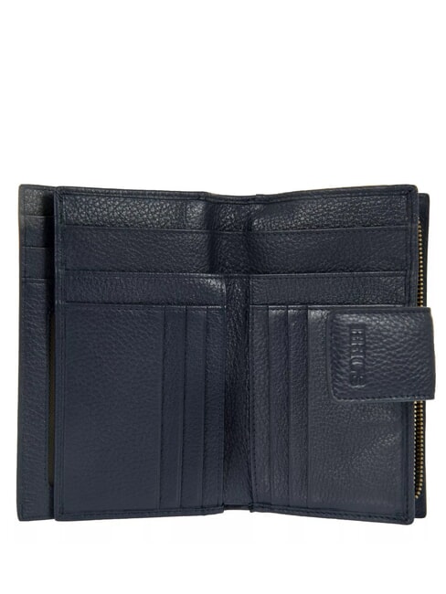 MARMOLADA Hammered leather wallet blue - Women’s Wallets