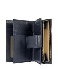 BRIC’S MARMOLADA Hammered leather wallet blue - Women’s Wallets - 4