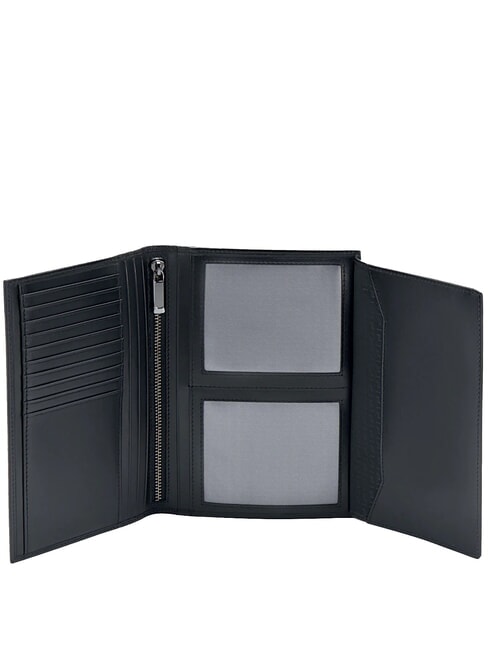 P|D Vertical leather wallet Black - Men’s Wallets