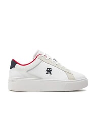 TOMMY HILFIGER TH PLATFORM COURT Leather sneakers - Women’s shoes