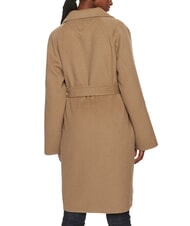 TOMMY HILFIGER TH Wool blend dressing gown coat light sepia brown - Women's Coats - 2