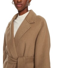 TOMMY HILFIGER TH Wool blend dressing gown coat light sepia brown - Women's Coats - 3