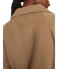 TOMMY HILFIGER TH Wool blend dressing gown coat light sepia brown - Women's Coats - 4