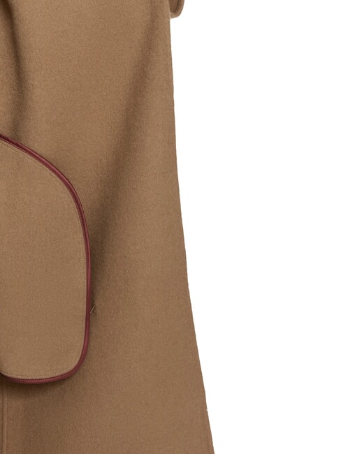 TH Wool blend dressing gown coat light sepia brown - Women's Coats