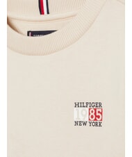 TOMMY HILFIGER TH KIDS Crewneck sweatshirt with logo crest cashmere cream - Baby Sweatshirt - 3