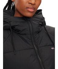 TOMMY HILFIGER TH JEANS Puffer jacket with hood black - Women's down jackets - 3