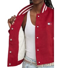 TOMMY HILFIGER TH JEANS Short wool blend jacket regatta red - Women's Jackets - 5