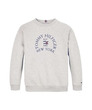 TOMMY HILFIGER TH KIDS Crewneck sweatshirt with print light gray heather - Baby Sweatshirt - 4