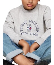 TOMMY HILFIGER TH KIDS Crewneck sweatshirt with print light gray heather - Baby Sweatshirt - 5