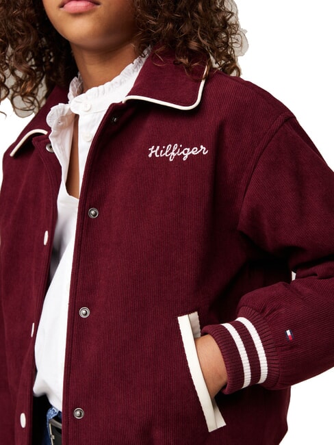 TH KIDS Ribbed bomber jacket deep red - Baby Jackets