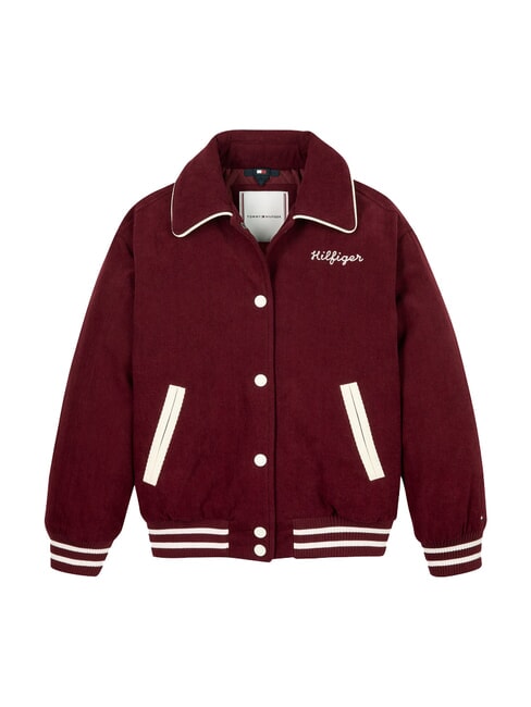 TH KIDS Ribbed bomber jacket deep red - Baby Jackets