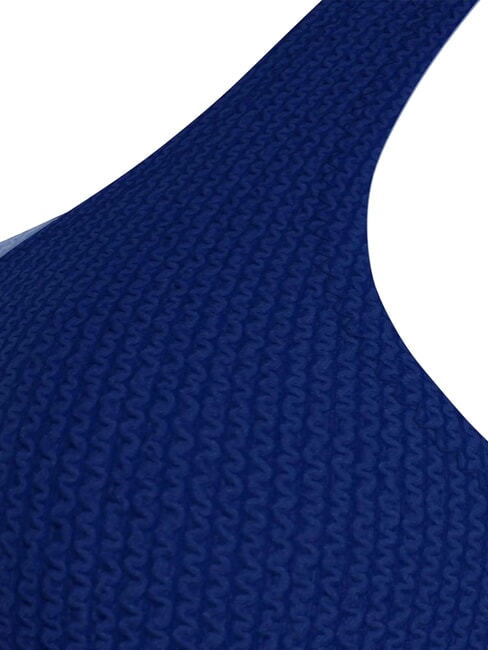 TH One-shoulder bikini top navy voyage - Women's swimwear