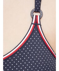 TOMMY HILFIGER TH Bandeau bikini top polka dot desert sky - Women's swimwear - 3