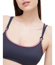 TOMMY HILFIGER TH Bandeau bikini top polka dot desert sky - Women's swimwear - 4