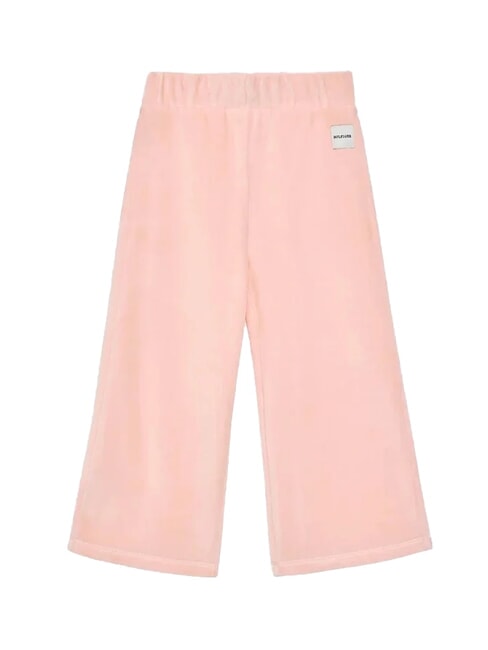 TH KIDS Wide-leg chenille trousers pink crystal - Children's trousers