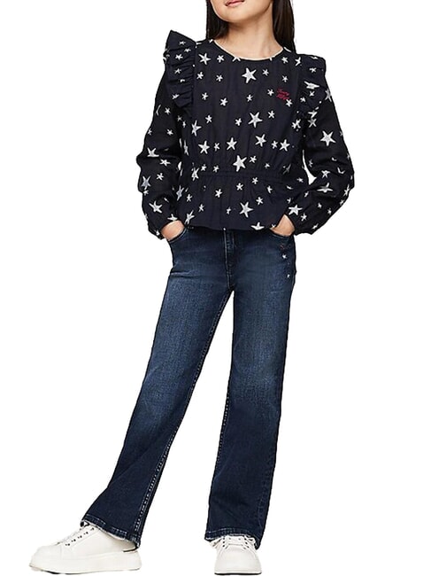 TH KIDS Flared jeans blueblack - Children's trousers