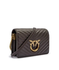 PINKO LOVE CLICK MINI Quilted nappa leather bag moro-antique gold - Women&rsquo;s Bags - 2