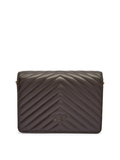 LOVE CLICK MINI Quilted nappa leather bag moro-antique gold - Women&rsquo;s Bags