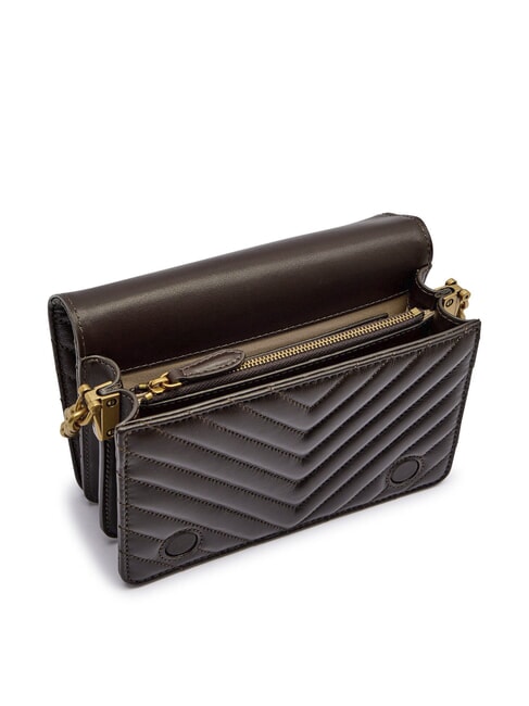 LOVE CLICK MINI Quilted nappa leather bag moro-antique gold - Women&rsquo;s Bags