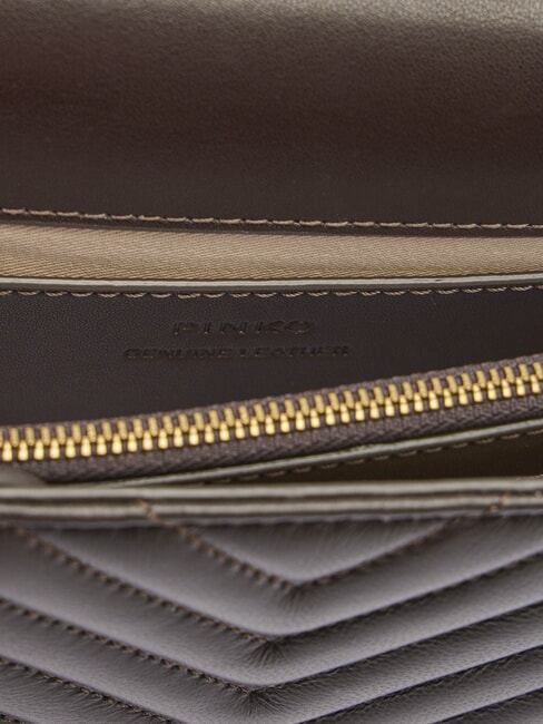 LOVE CLICK MINI Quilted nappa leather bag moro-antique gold - Women&rsquo;s Bags