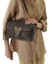 PINKO LOVE PUFF CLASSIC Shoulder bag moro-antique gold - Women’s Bags - 5