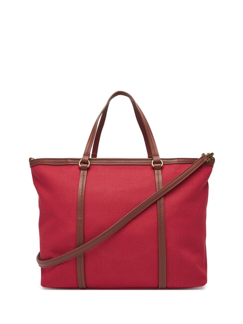 MIRANDA Shopping Bag with Shoulder Strap red/leather-antique gold - Women’s Bags