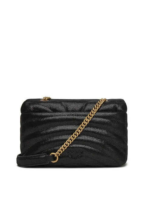 LOVE PUFF MINI Laminated leather bag gold/black-antique gold - Women’s Bags