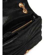 PINKO LOVE PUFF MINI Laminated leather bag gold/black-antique gold - Women’s Bags - 6