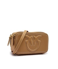 PINKO CARRIE Mini shoulder bag, in leather nougat-antique gold - Women&rsquo;s Bags - 2