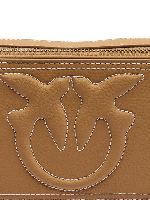 CARRIE Mini shoulder bag, in leather nougat-antique gold - Women&rsquo;s Bags