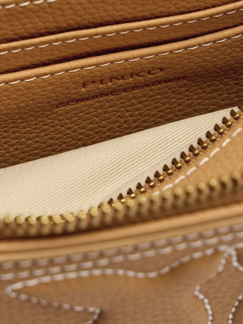 CARRIE Mini shoulder bag, in leather nougat-antique gold - Women&rsquo;s Bags