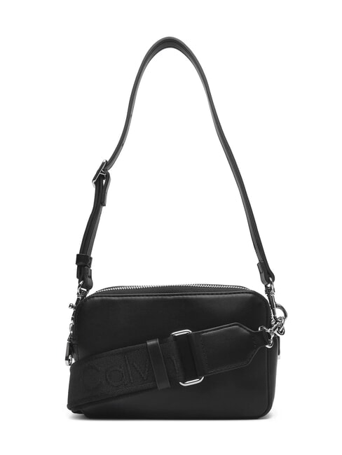 SIGNATURE LOGO STRAP Dual function camera case bag black / old silver - Women’s Bags