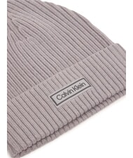 CALVIN KLEIN PATCH CHUNKY RIB  Cap silver sconce - Hats - 3